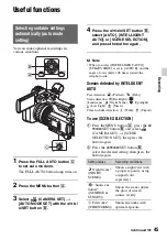 Preview for 45 page of Sony HXR-NX200 Operating Manual