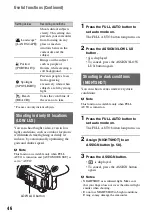 Preview for 46 page of Sony HXR-NX200 Operating Manual