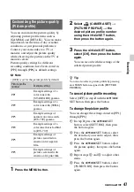 Preview for 47 page of Sony HXR-NX200 Operating Manual