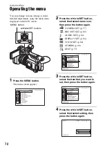 Preview for 72 page of Sony HXR-NX200 Operating Manual