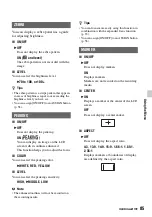 Preview for 85 page of Sony HXR-NX200 Operating Manual