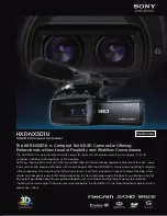 Sony HXR-NX3D1 Brochure & Specs preview