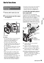 Предварительный просмотр 49 страницы Sony HXR-NX5R Operating Manual