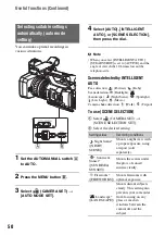 Предварительный просмотр 50 страницы Sony HXR-NX5R Operating Manual