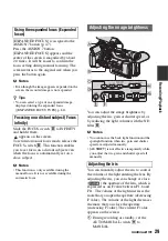 Preview for 29 page of Sony HXR-NX5U Operating Manual