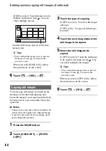 Preview for 64 page of Sony HXR-NX5U Operating Manual