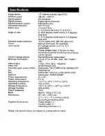 Preview for 10 page of Sony HyperHAD SSC-MX34 Operating Instructions Manual