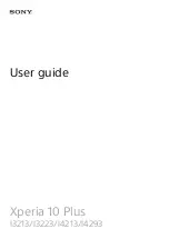 Sony I3213 User Manual preview