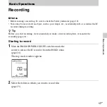 Предварительный просмотр 17 страницы Sony IC Recorder ICD-PX312M Operating Instructions Manual