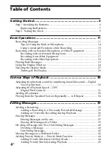 Preview for 4 page of Sony IC Recorder ICD-ST25 Operating Instructions Manual