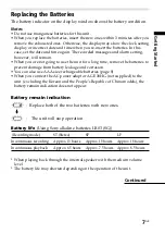 Preview for 7 page of Sony IC Recorder ICD-ST25 Operating Instructions Manual