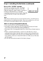 Preview for 8 page of Sony IC Recorder ICD-ST25 Operating Instructions Manual