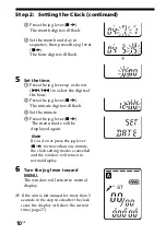 Preview for 10 page of Sony IC Recorder ICD-ST25 Operating Instructions Manual