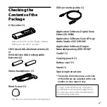 Preview for 7 page of Sony IC RECORDER ICD-SX750 User Manual