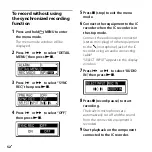 Preview for 52 page of Sony IC RECORDER ICD-SX750 User Manual