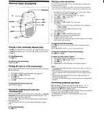 Preview for 5 page of Sony ICD-30 Primary Operating Instructions Manual