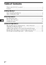 Preview for 2 page of Sony ICD-35 - Ic Recorder Operating Instructions Manual