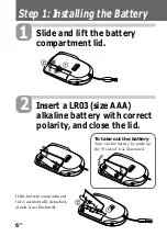 Preview for 6 page of Sony ICD-35 - Ic Recorder Operating Instructions Manual