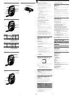 Предварительный просмотр 3 страницы Sony ICD-50 Operating Instructions