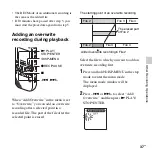 Предварительный просмотр 37 страницы Sony ICD-AX412 Operating Instructions Manual