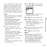 Предварительный просмотр 45 страницы Sony ICD-AX412 Operating Instructions Manual