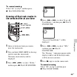 Предварительный просмотр 63 страницы Sony ICD-AX412 Operating Instructions Manual