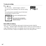 Предварительный просмотр 22 страницы Sony ICD-AX412F Operating Instructions Manual