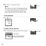 Предварительный просмотр 26 страницы Sony ICD-AX412F Operating Instructions Manual