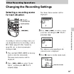 Предварительный просмотр 33 страницы Sony ICD-AX412F Operating Instructions Manual