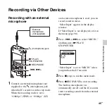 Предварительный просмотр 45 страницы Sony ICD-AX412F Operating Instructions Manual