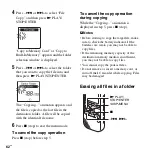 Предварительный просмотр 62 страницы Sony ICD-AX412F Operating Instructions Manual