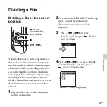 Предварительный просмотр 67 страницы Sony ICD-AX412F Operating Instructions Manual