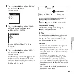 Предварительный просмотр 69 страницы Sony ICD-AX412F Operating Instructions Manual