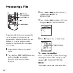 Предварительный просмотр 70 страницы Sony ICD-AX412F Operating Instructions Manual