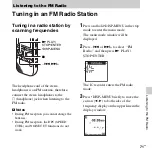 Предварительный просмотр 71 страницы Sony ICD-AX412F Operating Instructions Manual