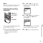 Предварительный просмотр 77 страницы Sony ICD-AX412F Operating Instructions Manual