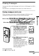 Предварительный просмотр 19 страницы Sony ICD-B10 - Ic Recorder Operating Instructions Manual