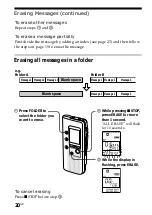 Предварительный просмотр 20 страницы Sony ICD-B10 - Ic Recorder Operating Instructions Manual