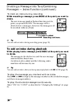 Предварительный просмотр 24 страницы Sony ICD-B10 - Ic Recorder Operating Instructions Manual