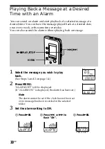 Предварительный просмотр 30 страницы Sony ICD-B10 - Ic Recorder Operating Instructions Manual