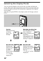 Предварительный просмотр 34 страницы Sony ICD-B10 - Ic Recorder Operating Instructions Manual