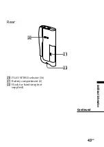 Предварительный просмотр 43 страницы Sony ICD-B10 - Ic Recorder Operating Instructions Manual