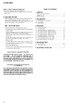 Предварительный просмотр 2 страницы Sony ICD-B10 - Ic Recorder Service Manual