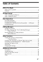 Preview for 3 page of Sony ICD-B25 Operating Instructions  (primary manual) Operating Instructions Manual