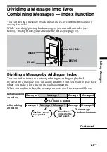 Preview for 23 page of Sony ICD-B25 Operating Instructions  (primary manual) Operating Instructions Manual