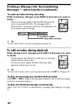 Preview for 24 page of Sony ICD-B25 Operating Instructions  (primary manual) Operating Instructions Manual