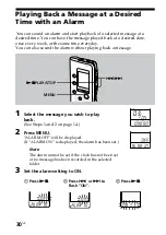 Preview for 30 page of Sony ICD-B25 Operating Instructions  (primary manual) Operating Instructions Manual