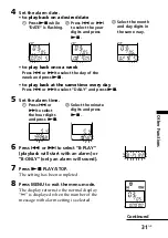 Preview for 31 page of Sony ICD-B25 Operating Instructions  (primary manual) Operating Instructions Manual