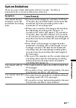 Preview for 41 page of Sony ICD-B25 Operating Instructions  (primary manual) Operating Instructions Manual