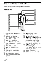 Preview for 42 page of Sony ICD-B25 Operating Instructions  (primary manual) Operating Instructions Manual